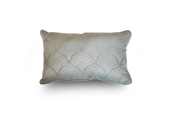 Cojín Jacquard Algodón Y Poliéster Con Diseño De Forma De Abanico - VISTE TU HOGAR ONLINE
