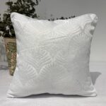 Cojín Jacquard Algodón Y Poliéster Con Diseño De Forma De Abanico - VISTE TU HOGAR ONLINE