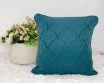 Cojín Jacquard Algodón Y Poliéster Con Diseño De Forma De Abanico - VISTE TU HOGAR ONLINE