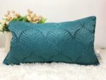 Cojín Jacquard Algodón Y Poliéster Con Diseño De Forma De Abanico - VISTE TU HOGAR ONLINE