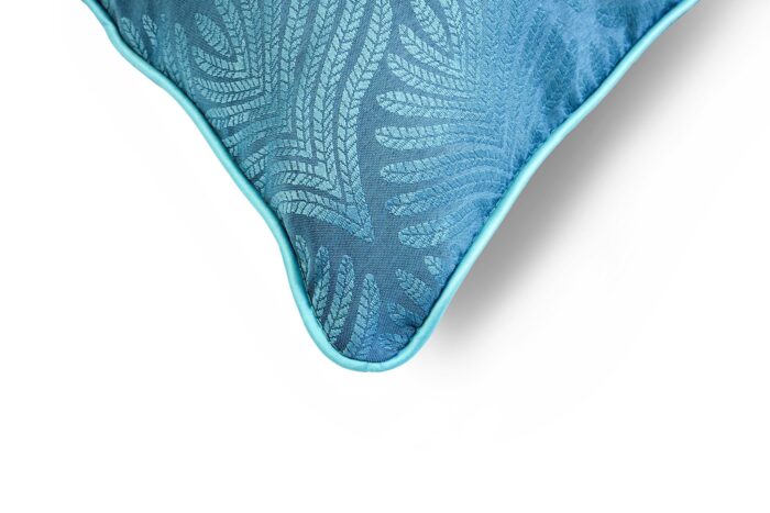 Cojín Jacquard Algodón Y Poliéster Con Diseño De Forma De Abanico - VISTE TU HOGAR ONLINE