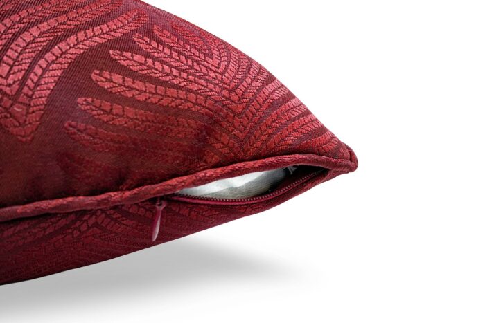 Cojín Jacquard Algodón Y Poliéster Con Diseño De Forma De Abanico - VISTE TU HOGAR ONLINE