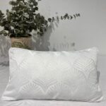 Cojín Jacquard Algodón Y Poliéster Con Diseño De Forma De Abanico - VISTE TU HOGAR ONLINE