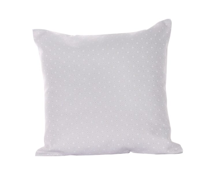 Cojín Jacquard Algodón Y Poliéster Con Diseño De Forma De Diamante - VISTE TU HOGAR ONLINE