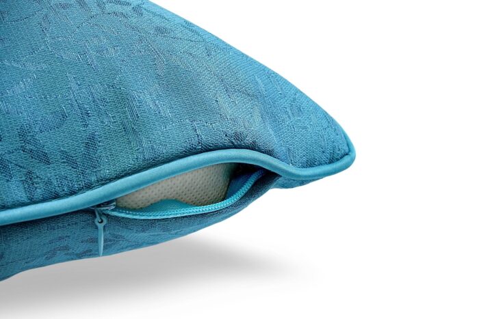 Cojín Jacquard Algodón Y Poliéster Con Diseño De Forma De Ramitas - VISTE TU HOGAR ONLINE