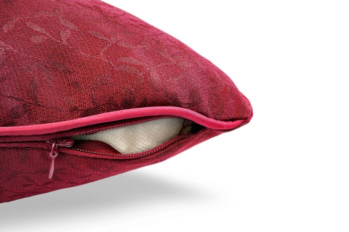 Cojín Jacquard Algodón Y Poliéster Con Diseño De Forma De Ramitas - VISTE TU HOGAR ONLINE