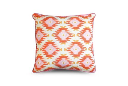 Cojín Jacquard Algodón Y Poliéster Con Diseño De Geométrico - VISTE TU HOGAR ONLINE