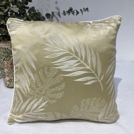 Cojín Jacquard Algodón Y Poliéster Con Diseño Pteris - VISTE TU HOGAR ONLINE
