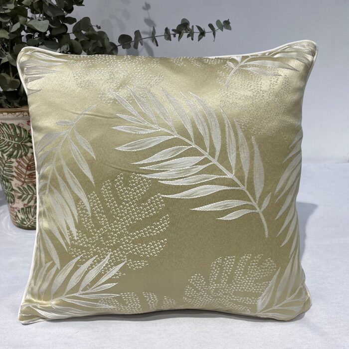 Cojín Jacquard Algodón Y Poliéster Con Diseño Pteris - VISTE TU HOGAR ONLINE