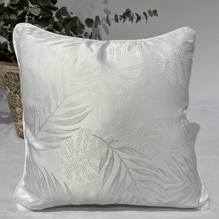 Cojín Jacquard Algodón Y Poliéster Con Diseño Pteris - VISTE TU HOGAR ONLINE