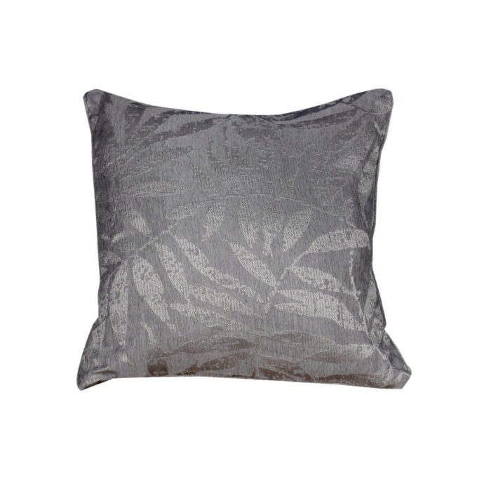 Cojín Jacquard Algodón Y Poliéster Diseño De Hojas De Bambú - Viste Tu Hogar
