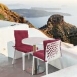 COJINES PARA SILLAS 40x40x5CM CON EFECTO TRIDIMENSIONAL CON RELLNO 100% POLIÉSTER (BURDEO) - Viste Tu Hogar