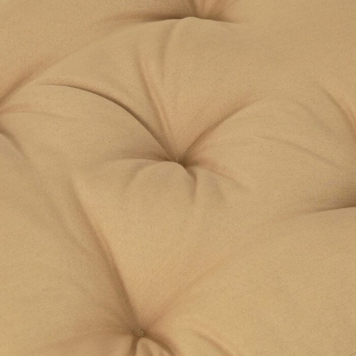COJINES PARA SILLAS 45x45x5CM CON EFECTO TRIDIMENSIONAL CON RELLNO 100% POLIÉSTER (CAMEL) - Viste Tu Hogar
