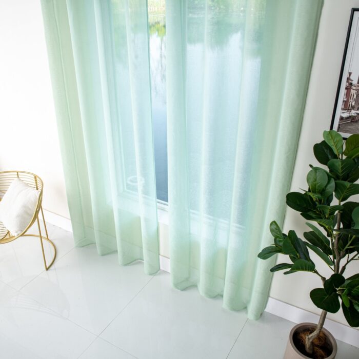 CORTINA DE GASA LISA Y TRANSPARENTE 140X260CM - Viste Tu Hogar