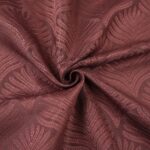 Cortina de Jacquard Poliéster Con Estampado De Flor De Abanico - Viste Tu Hogar