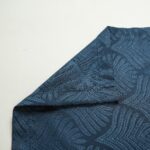Cortina de Jacquard Poliéster Con Estampado De Flor De Abanico - Viste Tu Hogar