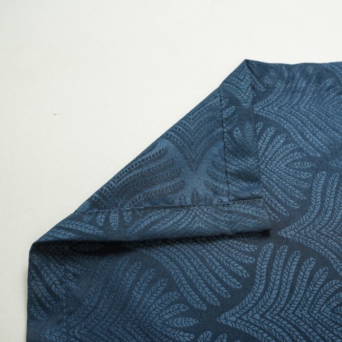Cortina de Jacquard Poliéster Con Estampado De Flor De Abanico - Viste Tu Hogar