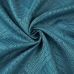 Cortina de Jacquard Poliéster Con Estampado De Flor De Abanico - Viste Tu Hogar