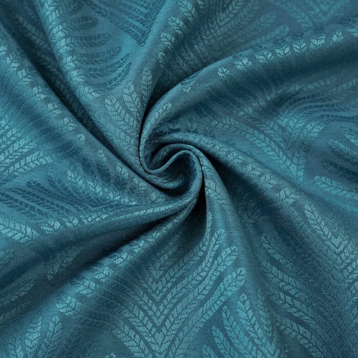 Cortina de Jacquard Poliéster Con Estampado De Flor De Abanico - Viste Tu Hogar