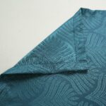 Cortina de Jacquard Poliéster Con Estampado De Flor De Abanico - Viste Tu Hogar
