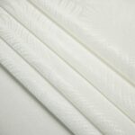 Cortina de Jacquard Poliéster Con Estampado De Flor De Abanico - Viste Tu Hogar