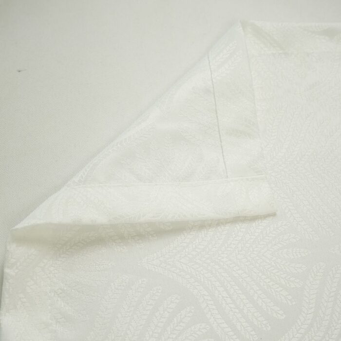 Cortina de Jacquard Poliéster Con Estampado De Flor De Abanico - Viste Tu Hogar