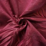 Cortina de Jacquard Poliéster Con Estampado De Hojas De Bambú - Viste Tu Hogar