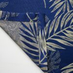 Cortina de Jacquard Poliéster Con Estampado De Hojas De Bambú - Viste Tu Hogar
