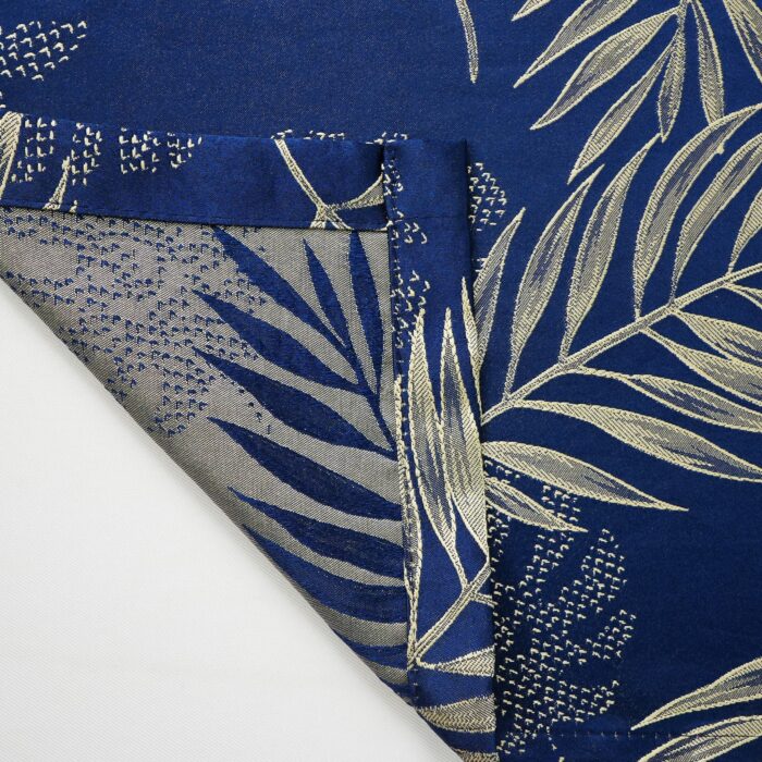 Cortina de Jacquard Poliéster Con Estampado De Hojas De Bambú - Viste Tu Hogar