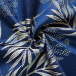 Cortina de Jacquard Poliéster Con Estampado De Hojas De Bambú - Viste Tu Hogar