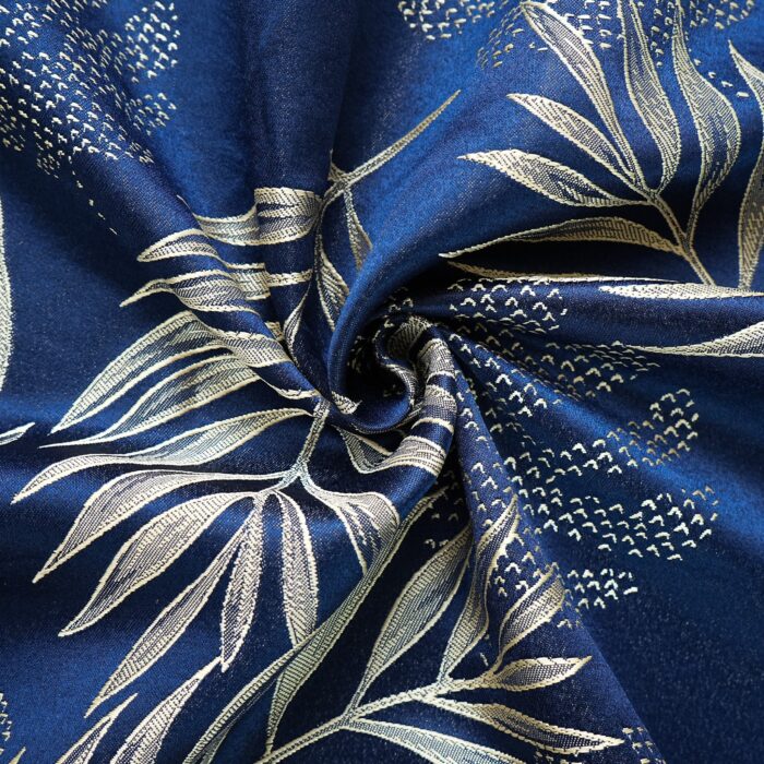 Cortina de Jacquard Poliéster Con Estampado De Hojas De Bambú - Viste Tu Hogar