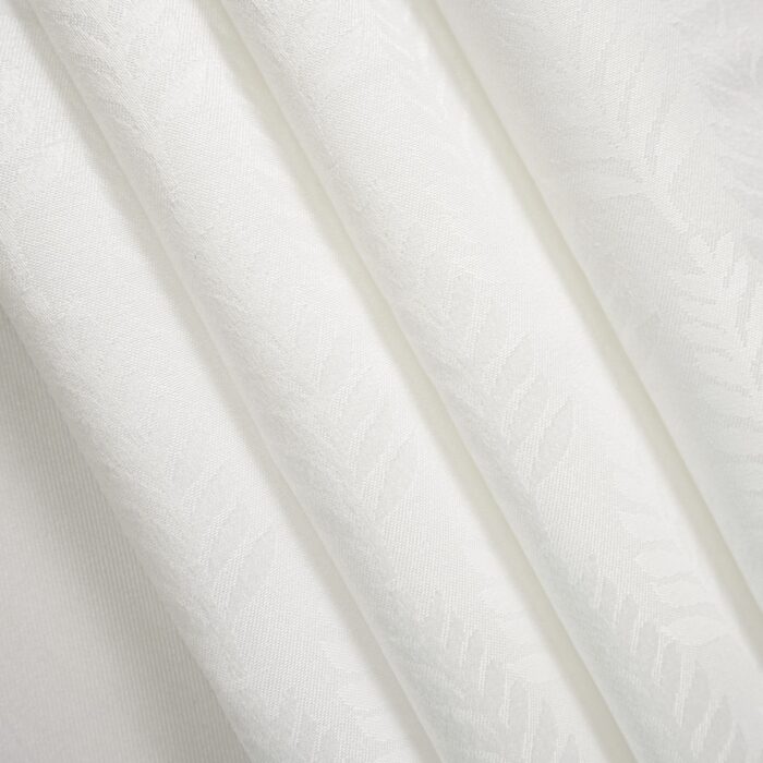 Cortina de Jacquard Poliéster Con Estampado De Plumas - Viste Tu Hogar