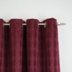 Cortina de Jacquard Poliéster Con Estampado De Plumas - Viste Tu Hogar