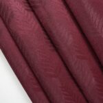 Cortina de Jacquard Poliéster Con Estampado De Plumas - Viste Tu Hogar