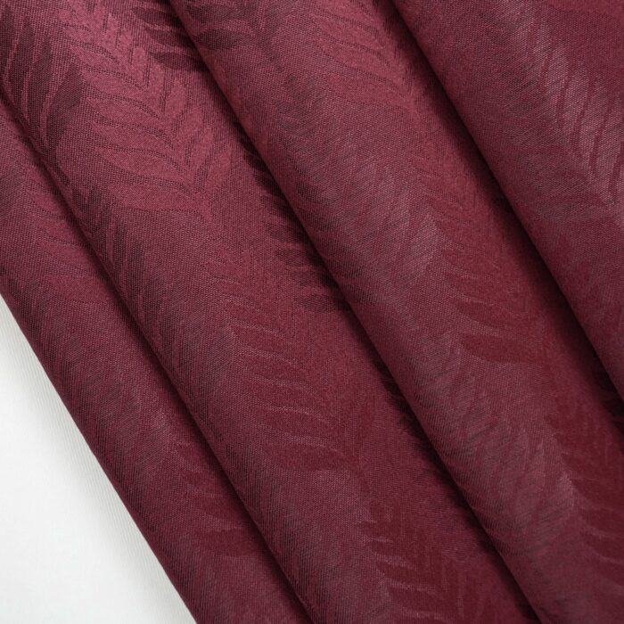 Cortina de Jacquard Poliéster Con Estampado De Plumas - Viste Tu Hogar
