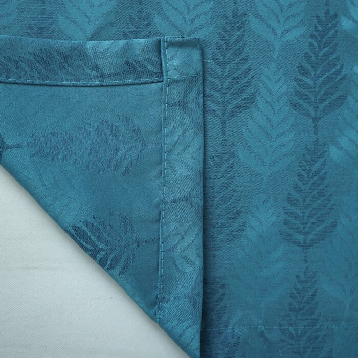 Cortina de Jacquard Poliéster Con Estampado De Plumas - Viste Tu Hogar