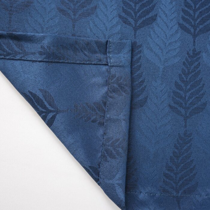 Cortina de Jacquard Poliéster Con Estampado De Plumas - Viste Tu Hogar