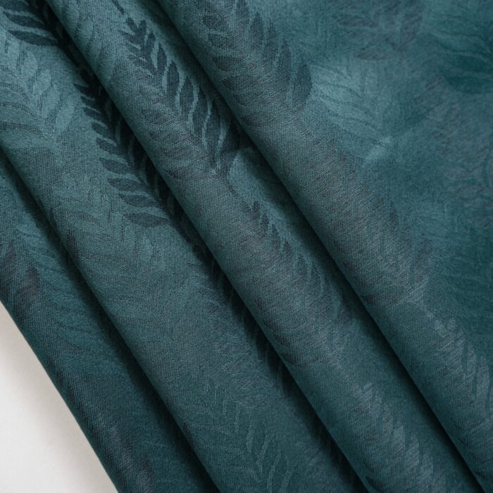 Cortina de Jacquard Poliéster Con Estampado De Plumas - Viste Tu Hogar