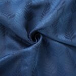 Cortina de Jacquard Poliéster Con Estampado De Plumas - Viste Tu Hogar