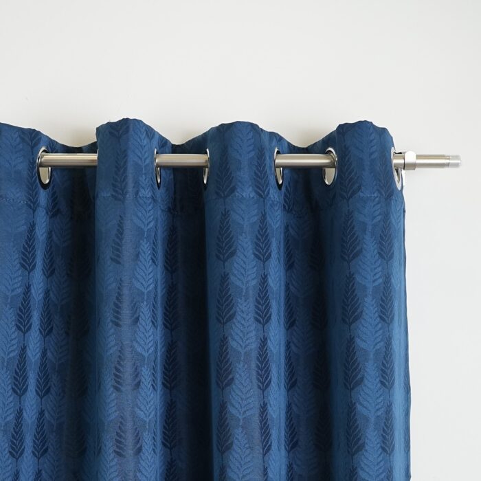Cortina de Jacquard Poliéster Con Estampado De Plumas - Viste Tu Hogar