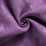 Cortina de Jacquard Poliéster Con Estampado De Plumas - Viste Tu Hogar