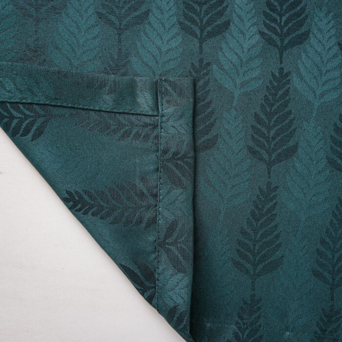 Cortina de Jacquard Poliéster Con Estampado De Plumas - Viste Tu Hogar