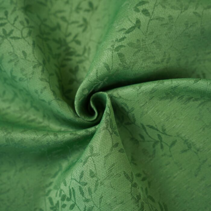 Cortina de Jacquard Poliéster Con Estampado De Ramitas - Viste Tu Hogar