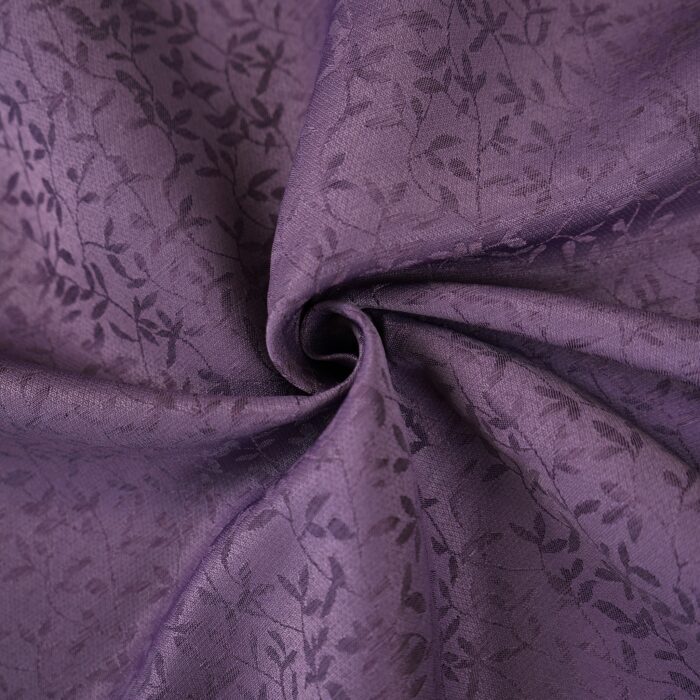 Cortina de Jacquard Poliéster Con Estampado De Ramitas - Viste Tu Hogar