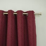 Cortina de Jacquard Poliéster Con Estampado De Ramitas - Viste Tu Hogar