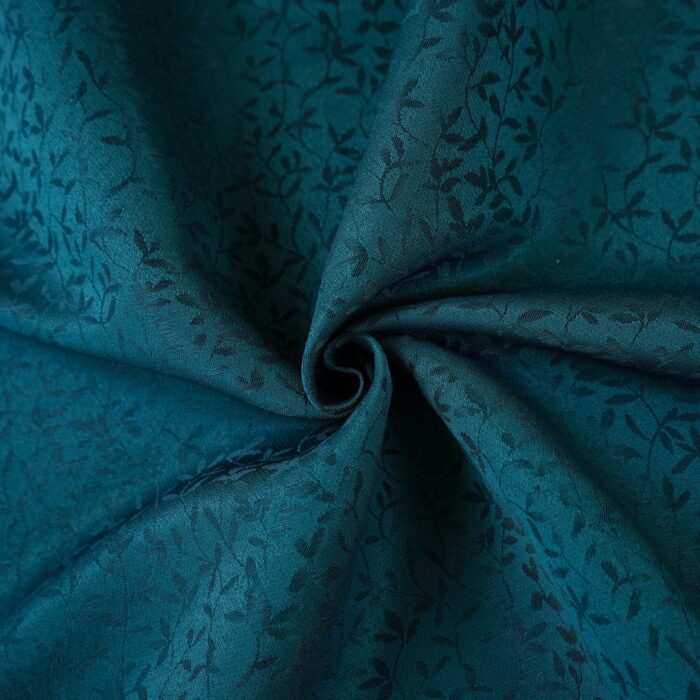 Cortina de Jacquard Poliéster Con Estampado De Ramitas - Viste Tu Hogar