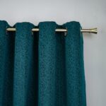Cortina de Jacquard Poliéster Con Estampado De Ramitas - Viste Tu Hogar