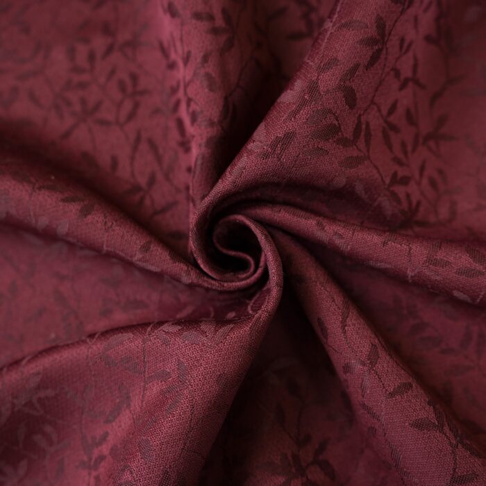 Cortina de Jacquard Poliéster Con Estampado De Ramitas - Viste Tu Hogar