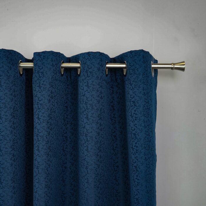 Cortina de Jacquard Poliéster Con Estampado De Ramitas - Viste Tu Hogar