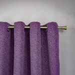 Cortina de Jacquard Poliéster Con Estampado De Ramitas - Viste Tu Hogar